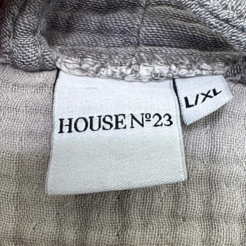 House No. 23- L / XL- Turkish Cotton Gray Women's Robe